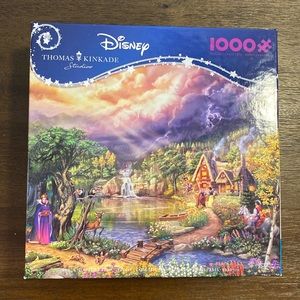 The Evil Queen 1000 Piece Puzzle Ceaco Thomas Kinkade Studios Disney Dreams